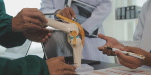 Unilateral total knee replacement